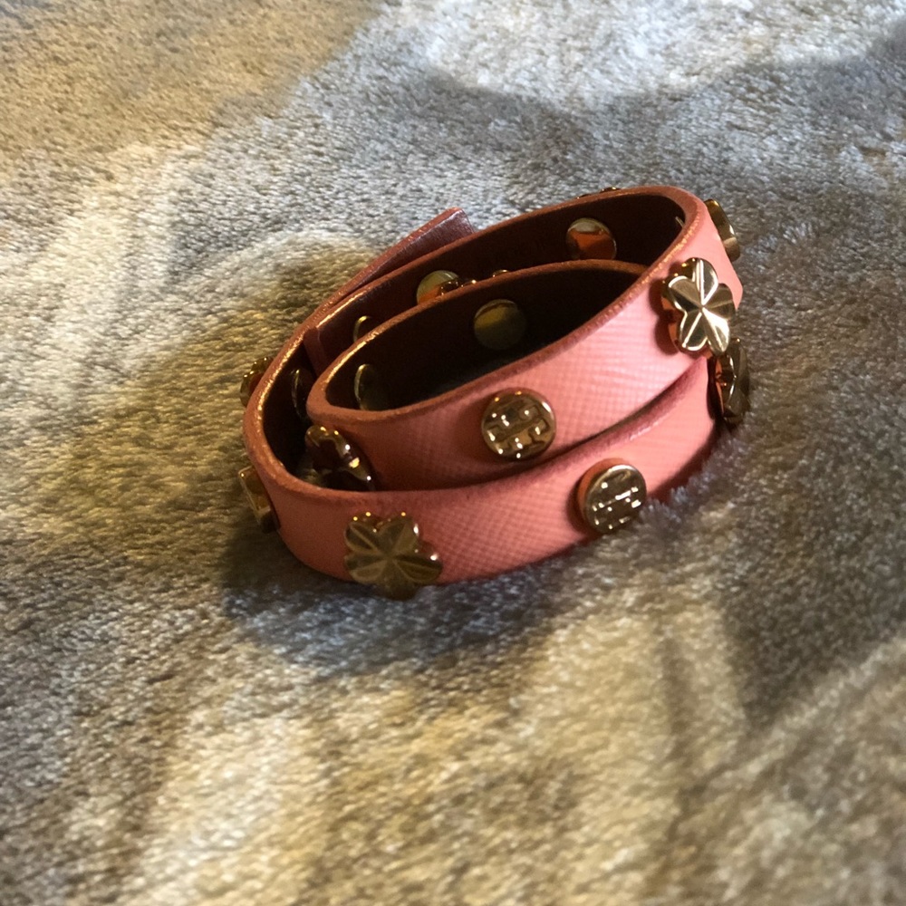Tory Burch Leather Wrap Bracelet